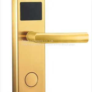 2017 New Electronic Hotel Smart Door Lock With RFID Card (DeHaS1002-PD-GD) thumbnail-1
