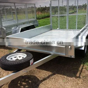 Hot Dip Galvanized Tandem Box Trailer Optional Ramps thumbnail-1