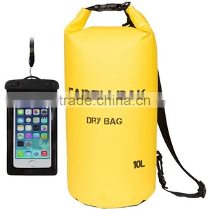 Custom Logo Yellow Waterproof Dry Bag thumbnail-1