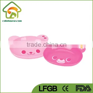 Heart Shaped Plastic Plate With Divider thumbnail-6