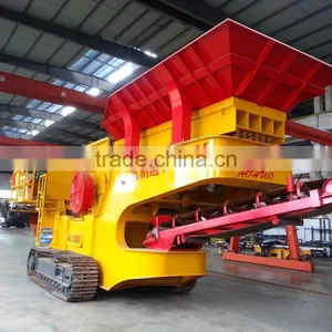 Crawler-type Mobile Jaw Crushing Station for Crushing Vaious Mines and Rocks,AH-96-J Factory Sale thumbnail-3