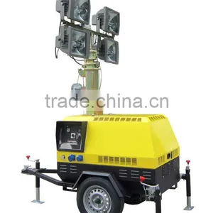 Air Cooled Diesel Trailer Light Tower Generator thumbnail-1
