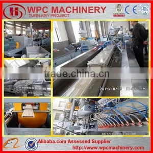 WPC Wood Plastic Composite Decking Extrusion Machine thumbnail-1
