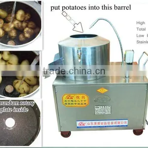TP500 Automatic Professional Sweet Potatoes Washer and Peeler Machine for Peeling Potato and Washing Potato Machine thumbnail-1