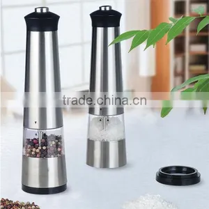 Electric Stainless Steel Salt And Pepper Mill thumbnail-1