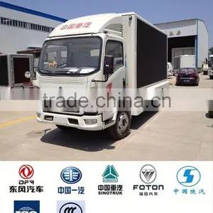 Hot Sale LED Screen Truck,Howo 4x2 Sealed Garbage Truck Dimension thumbnail-2