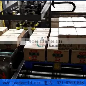 High Level Automatic Pickle Canned Glass Jar Carton Palletizer Machine thumbnail-6