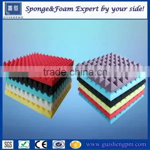 China Wholesale Sound Absorbing Acoustic Foam Panels With Wedge/egg/pyramid Shape thumbnail-1