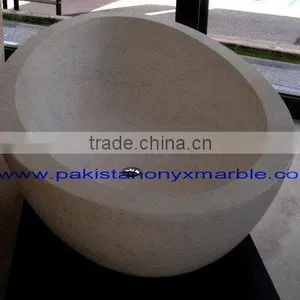 BOTTICINA CREAM MARBLE BATHTUB, BOTTICINA BATHTUB thumbnail-1