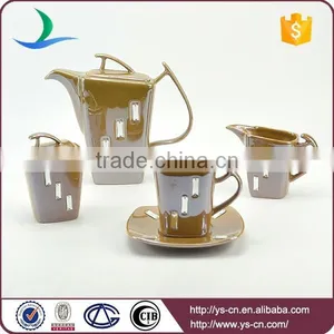 Wholesale Ceramic Square Tea Cup Sets thumbnail-1