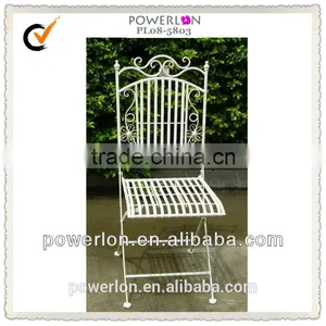 Lougne Style Decorative Metal Folding Chair thumbnail-1
