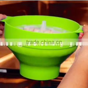 Silicone Collapsibel Popcorn Popper ,Silicone Popcorn Popper,silicone Popcorn Maker thumbnail-2