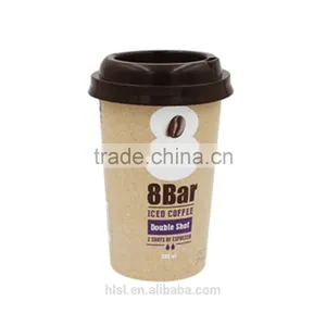 IML Plastic Coffee Cup With Lid and Straw,PP Coffee Cup Disposable,Food Grade Anti-Counterfeiting Coffe Cups. thumbnail-4