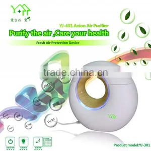 New Design Touch Button Blue Lighting Air Purifier Ionizer thumbnail-3