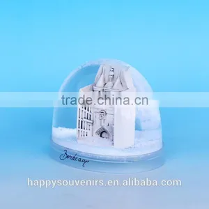 High Quality Resin Castle Souvenir Plastic Snowball thumbnail-2