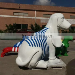 FRP Dog Sculpture Figure Statue thumbnail-2