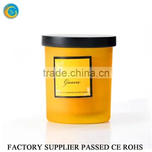 Flamless Wax Filled Luxury Wax Jars Glass thumbnail-2