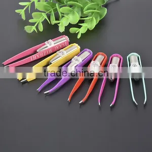 Direct Manufacturers Long-term Supply of High-quality LED With Eyebrow Tweezers Eyebrow Clip Clip Lamp Flashlight Eyebrow Clip o thumbnail-1