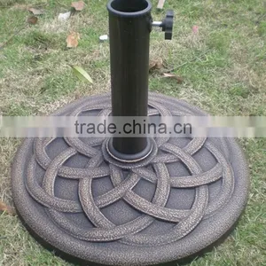 Rose Shape Outdoor 9KGS Resin Umbrella Base thumbnail-1