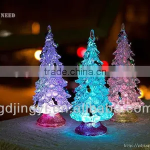Artificial Acrylic Decorative Led Light Small Christmas Tree thumbnail-4
