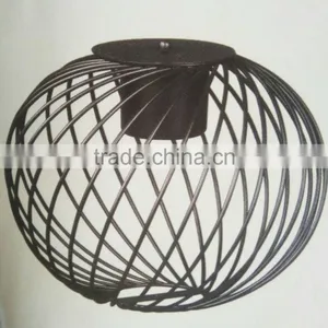 Fashionable Home Decoration Luky Metal Spherome Candle Holder thumbnail-1