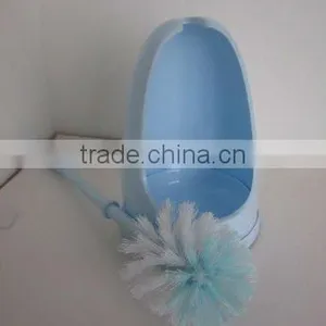 Plastic Small & Bule Convenient Toilet Brush Holder thumbnail-1