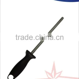 High Quality Diamond Sharpening Steel With Polycarbonate Handle thumbnail-1
