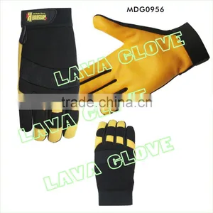 CE Certificated Pig Grain Leather Working Gloves thumbnail-3