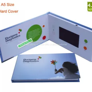 2016 Promotional Lcd Screen Video Brochure Greeting Card/video Book/video Booklet thumbnail-1