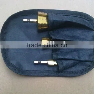 Titanium Coated Straight Flute 3 Pcs Hss Step Drill Set of Plastic,wooden,metal Packing thumbnail-1