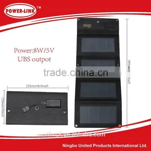 CIGS Flexible 8W Portable Solar Power Charger,solar Panel,solar Cell,laminate,for Mobile, Pad,camera thumbnail-1
