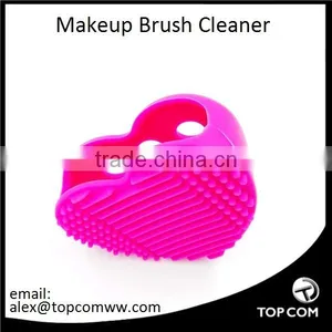 Silicone Gel Makeup Washing Brush Cleaner Egg Scrubber Tool thumbnail-3