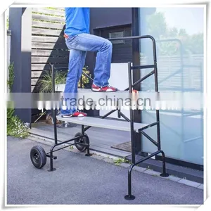 Two Wheel Foldable Moving Scaffolding for Garden Using thumbnail-1