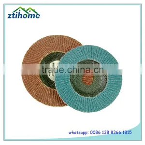 Calcined Alumina or Zirconia Flap Disc for Polishing Stainless Steel Metal Wood Stone thumbnail-1