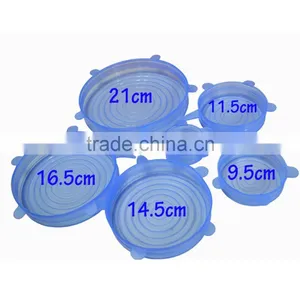 Custom Packages Top Quality 6 Pack Set Silicone Stretch Cover for Food thumbnail-2