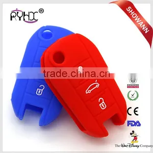 Custom Silicone Car Key Cover Remote Car Key Holder for Peugeot Citroen thumbnail-1