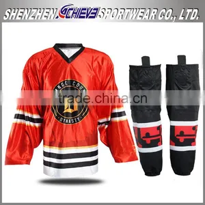 Custom Team Design Usa Hockey Jersey Shirts thumbnail-4