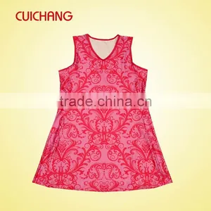 Netball Dress,girls Tennis Dress, Custom Design Cheap Women Tennis/Netball Dress, Sport Skirt thumbnail-3
