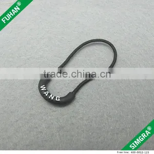 Popular Shape Brand Logo Durable PVC Zipper Sliders for Apparel thumbnail-6