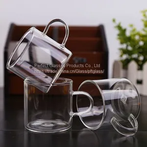 Mini Glass Cup for Coffee and Tea Kungfu Tea Cup Glass Wine Cup Wholesale Glass Cup for Resturant and Hotel thumbnail-2