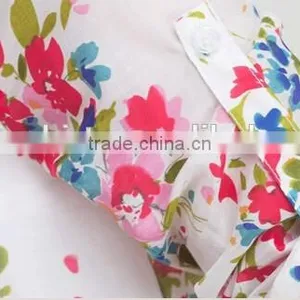 Vintage Floral Printed Chiffon Lady Shirts Woman Casual Shirts thumbnail-4