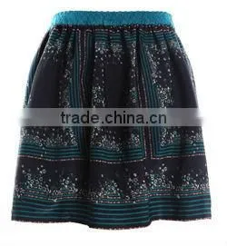 Ladies Beaded High Waist Skirt With Elastic thumbnail-2