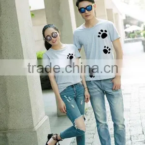 Cotton T-shirt. No Minimum. DIY Print. Black T-shirt. Cheap Price. thumbnail-1