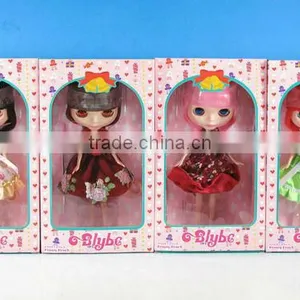 9" Plastic Children Fashion Blythe Doll With Eye Change 4 Colors thumbnail-1