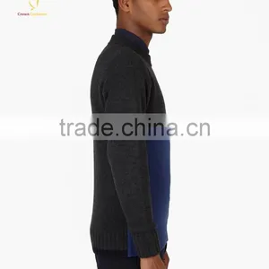 Latest Knitted Mens Cashmere Jumpers Mens Cashmere Wool Sweaters thumbnail-4