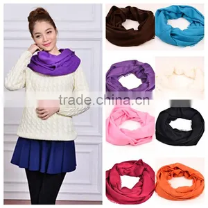 New Design High Quality 20color Choice New Solid Acrylic Material Scarf Women thumbnail-3