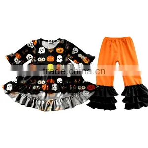 Latest New Baby Pumpkin Clothing Sets Charming Kids Halloween Outfits For Kids thumbnail-1