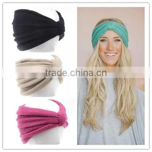 Wholesale Ribbed Knit Headband Winter Ear Warmer thumbnail-1