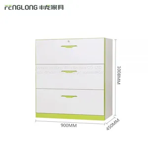 New Office Furniture 3 Drawer Steel Wide Lareral Filing Storage Cabinet thumbnail-2