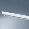 Double-Tube Magnetic Fluorescent Light Fixture With Shade thumbnail-1